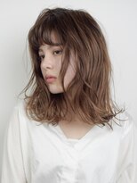 メゾンドイギー(MAISON de IGGY)&nbsp;ヘルシーレイヤーAラインボブ　＃無造作カール＃イルミナカラー