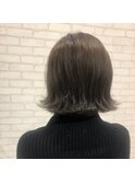 切りっぱなし×ダークアッシュ/グレージュ/バレイヤージュ/ボブ