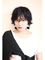 ヘアーサロン エクラ(HAIR SALON eclat)&nbsp;大人ムードな雰囲気の外ハネウルフショート♪