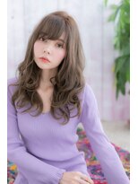 ミック 日暮里店(miq)&nbsp;抜け感フェザーロング～アッシュグラデーションで外国人風