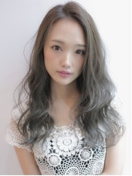 アグ ヘアー ゼッカ 大野城店(Agu hair zekka) 《Agu hair》アッシュカラーで涼しげ夏ウェーブ