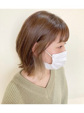 ヘアメイク バレッタ(HAIRMAKE VALETTA) インナーカラー　ミルクティー