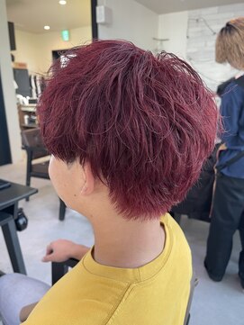 シリー(SILLY) ディープレッドショートマッシュ