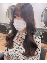 リコバイアフロート(riko by afloat)&nbsp;ラベンダーピンク/顔まわりカット/韓国ヘア/髪質改善