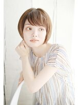 シュシュット(chouchoute)&nbsp;吉祥寺3分/透明感セクションカラー外ハネボブペールベージュ/043