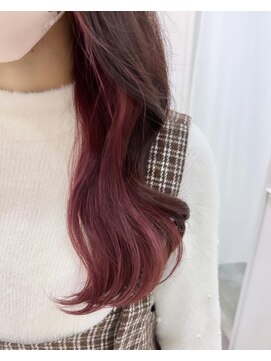 リルミー(Lilme) ブリーチなしピンク×インナーピンク＊rina＊