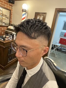 ヒロギンザバーバーショップ 新宿店(HIRO GINZA BARBER SHOP) フェードスタイル(理容室/メンズ/barber shop新宿店)