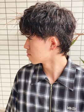 スウェル 船橋店(Swell) ハイライト/マッシュパーマ/ウルフ/波巻き/メンズ