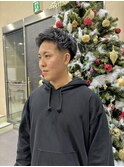 鈴木楓竜　刈り上げ短髪グリース仕上げ吉祥寺