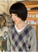 個性派ボブ