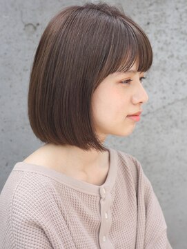 アンドレイ 表参道(andrey) [ANDREY]グレーベージュ/レイヤーロング/前髪パーマ黒髪カタログ