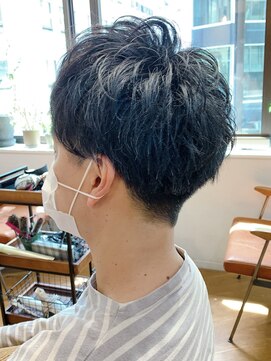 ノル(Knoll) アッシュブラック/スパイキーショート/2ブロックショート[銀座]