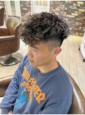 メンズカット 外国人風スペインカール/10代20代30代