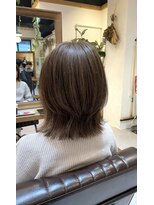 チリンバイロストシティー(Chillin by LOSTCITY)&nbsp;くびれボブショートボブブリーチカラー