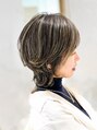 ユウヘアー 師勝店(U Hair) 地毛ハイライト 白髪ぼかし地毛を活かしたままハイライト