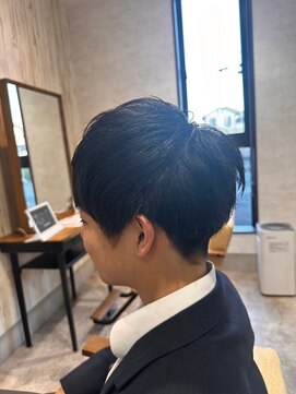 エヌアンドエー 杉戸高野台店(N&A) メンズカット 学生/ビジネスマンのためのナチュラル黒髪ショート