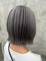 グランデュール 藤枝店(GRANDEUR)&nbsp;ミルクティー　ベージュダブルカラーインナーカラーケアブリーチ