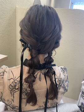 ランリ 名古屋名駅(ranri) 編みおろしツインテール