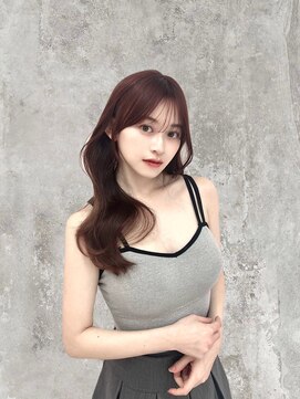 アディション 新宿(ADITION) ピンクブラウン/レイヤーカット