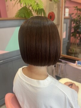 ミーネピンク 行徳店(Miene Pink) ＊髪質改善＊ショートボブ＊切りっぱなしボブ＊美髪ケア☆Pink