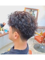 ヘアーサロン カヴィエ(hair salon covie)&nbsp;ツイストピンパーマでスパイキーショート