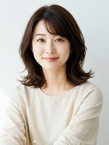 ノア 北浦和店(Noa)&nbsp;大人女性に似合う外ハネミディアム/ナチュラルスタイル