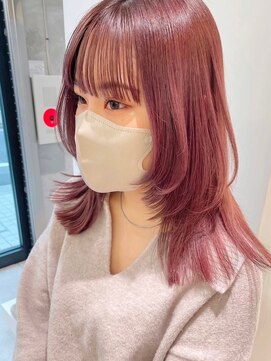 オーレン 横浜(oren) チェリーピンク/イメチェンヘアスタイル/レイヤーカット/横浜