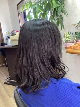 アトリエルージュ ミディアム×デジタルパーマ