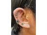 【今SNSで話題の】耳 ツボジュエリー♪シンプル6粒　2800