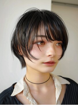 レヴ 草加店(LEV.) イメチェン　外ハネボブ　美髪　ワイドバング　ホワイトブロンド