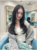 韓国/髪質改善/熊本韓国ヘア/顔まわり/レイヤー/前髪/上通り