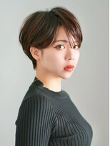 インセプション 銀座(INCEPTION) 切りっぱなしショート・ボブ/絶壁解消/前髪なし/20代/30代/丸顔