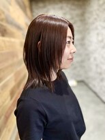 ウェリラバイハク(WeLila by haku)&nbsp;レイヤーカット/ボルドーカラー