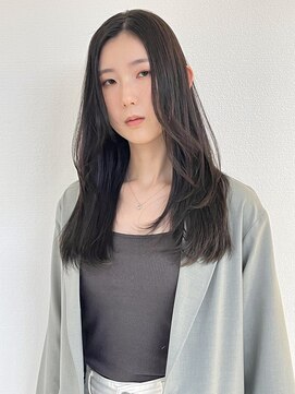 トッカ 高槻店(tocca) レイヤーカット/アッシュブラック/小顔カット