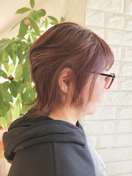 松本平太郎美容室 吉祥寺パートファイブ(PART5) 40代50代60代×ショートウルフ×イノアカラー