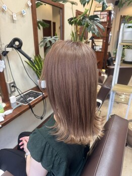 ノットヘアー(knot.hair)の写真/髪に優しい「水素カラー」使用で、カラーの持ちが良くカラーしながらダメージケアも可能☆駅近アクセス◎