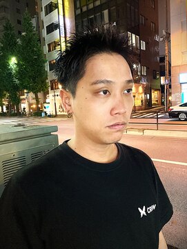 リアイス(Re:ICE) ブルーブラックスパイキーショート/ツーブロック/池袋/目白