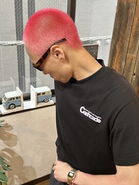 ワンエイティーディグリース 中目黒(180°One Eighty Degrees.) ハイトーンカラーミルクティーベージュブリーチダブルカラー