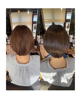 ショートでも決まる！髪質改善縮毛矯正