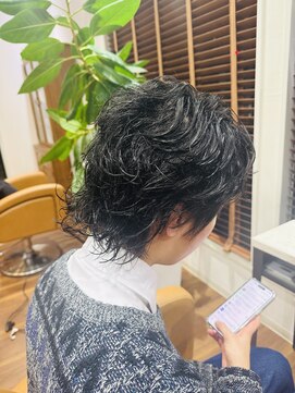 くせ毛活かしショートウルフ