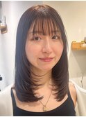 顔周りレイヤーフェイスレイヤー小顔レイヤー レイヤーカット