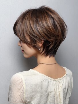 レリー 伊丹(Rely) ハイライト×くびれショート[伊丹駅/髪質改善/白髪染め]