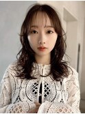大人ガーリー/似合わせカット/ミディアムレイヤーカット/富山