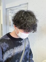 アルジャーノン グリーン(ALGERNON GREEN)&nbsp;センターパート　メンズ　10代　20代　30代　マッシュ　ウルフ