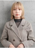 姫カット×ハイトーンボブ