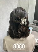 ハーフアップ｜ボブ