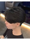奈良フェザーパーマセンターパートニュアンスパーマコンマバンク