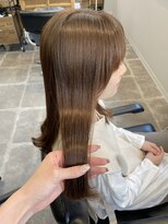 カノエ(canoe)&nbsp;【カット+透明感カラー】(ブリーチなしW/レイヤー/福岡/大濠)