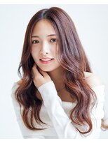 ラフィス ヘアー ウィム 倉敷白楽町店(La fith hair uim.) 【La fith】ゆるふわロング×マロンブラウン×ヨシンモリ