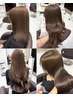 【nanami指名限定】似合わせカット+ブリーチなしダブルカラー+髪質改善Tr